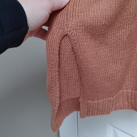 Old Navy light brown mild copper sleeveless turtleneck sweater XS - Picture 5 of 7